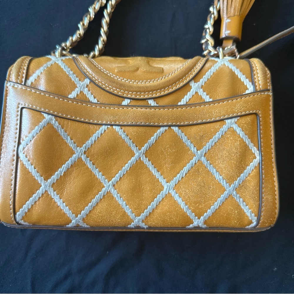 Tory burch Fleming pop small crossbody bag with tassel and storage bag - Picture 4 of 16